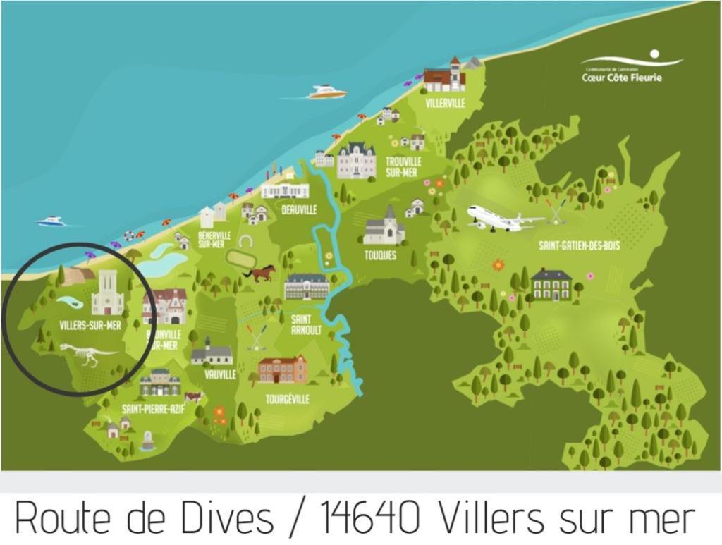L'Eden Parc Appartement Villers-sur-Mer Buitenkant foto